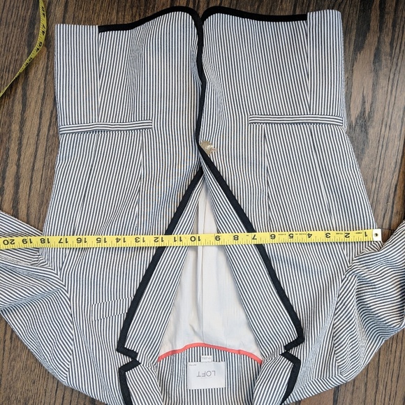 Loft Petites Pinstripe Blazer - Picture 6 of 8